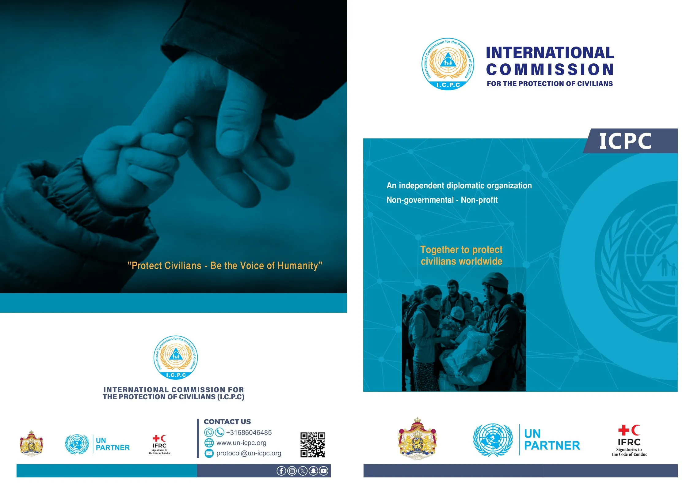 ICPC membership brochure, back and front covers