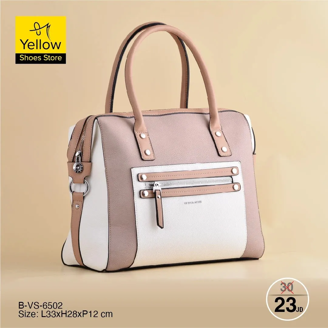 Blush handbag product photograph