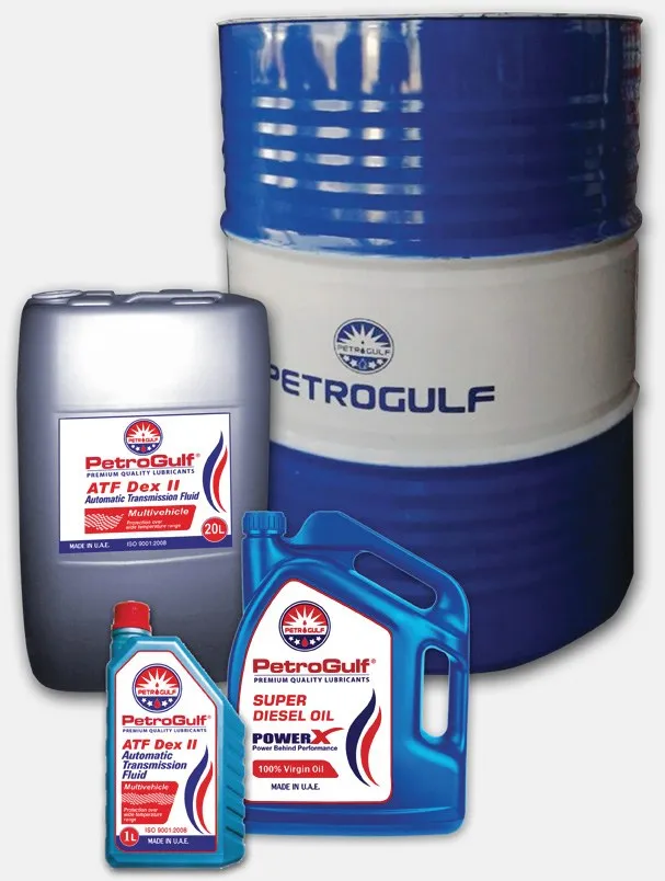 PetroGulf oil drum and cans