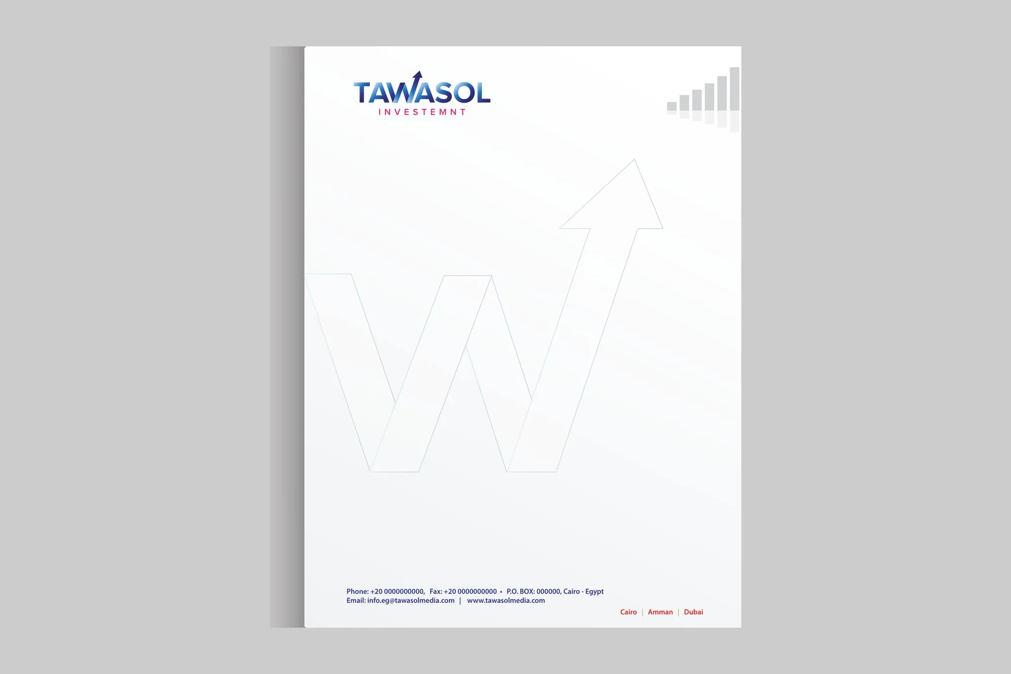 Tawasol Investment letterhead
