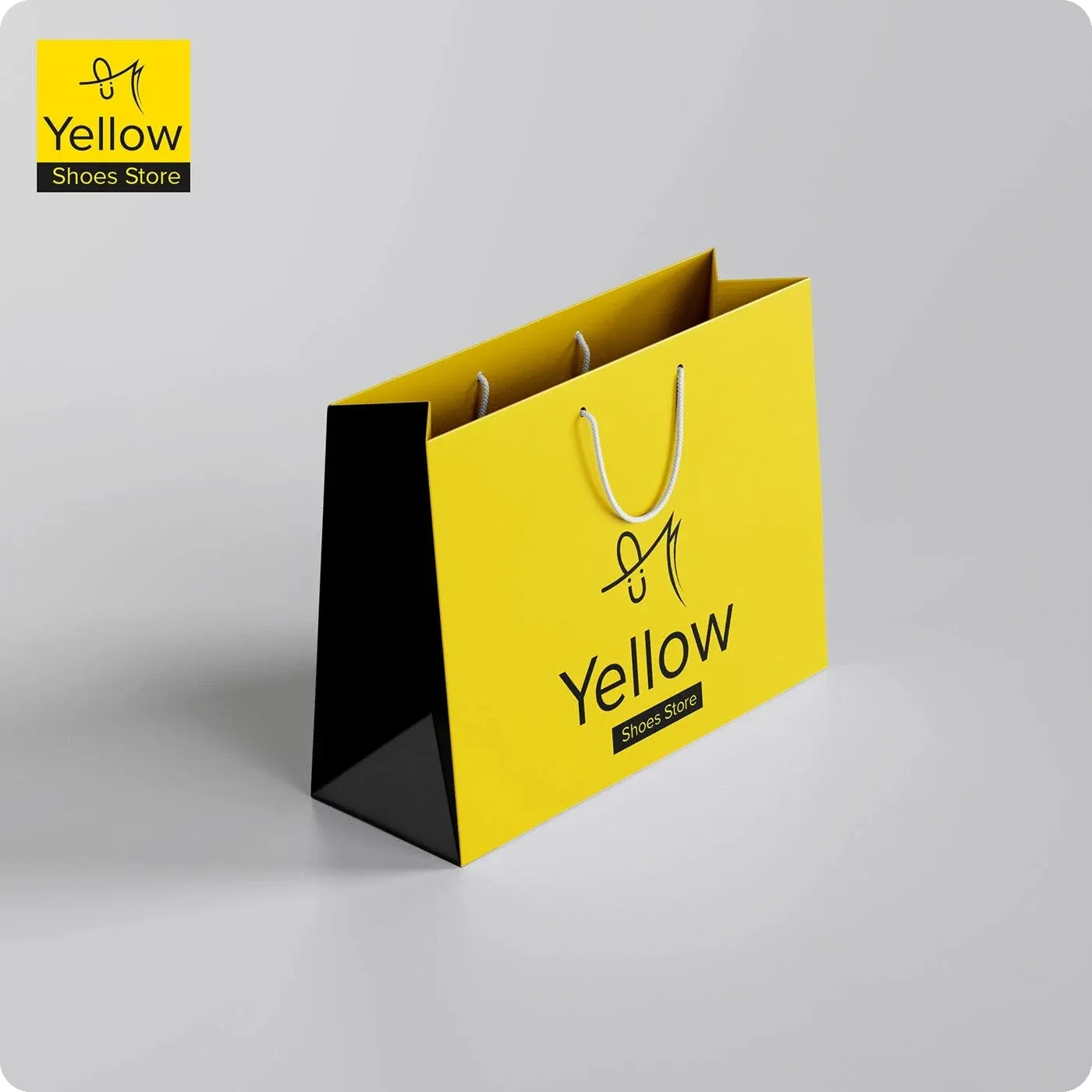Yellow Shoes Store shopping bag