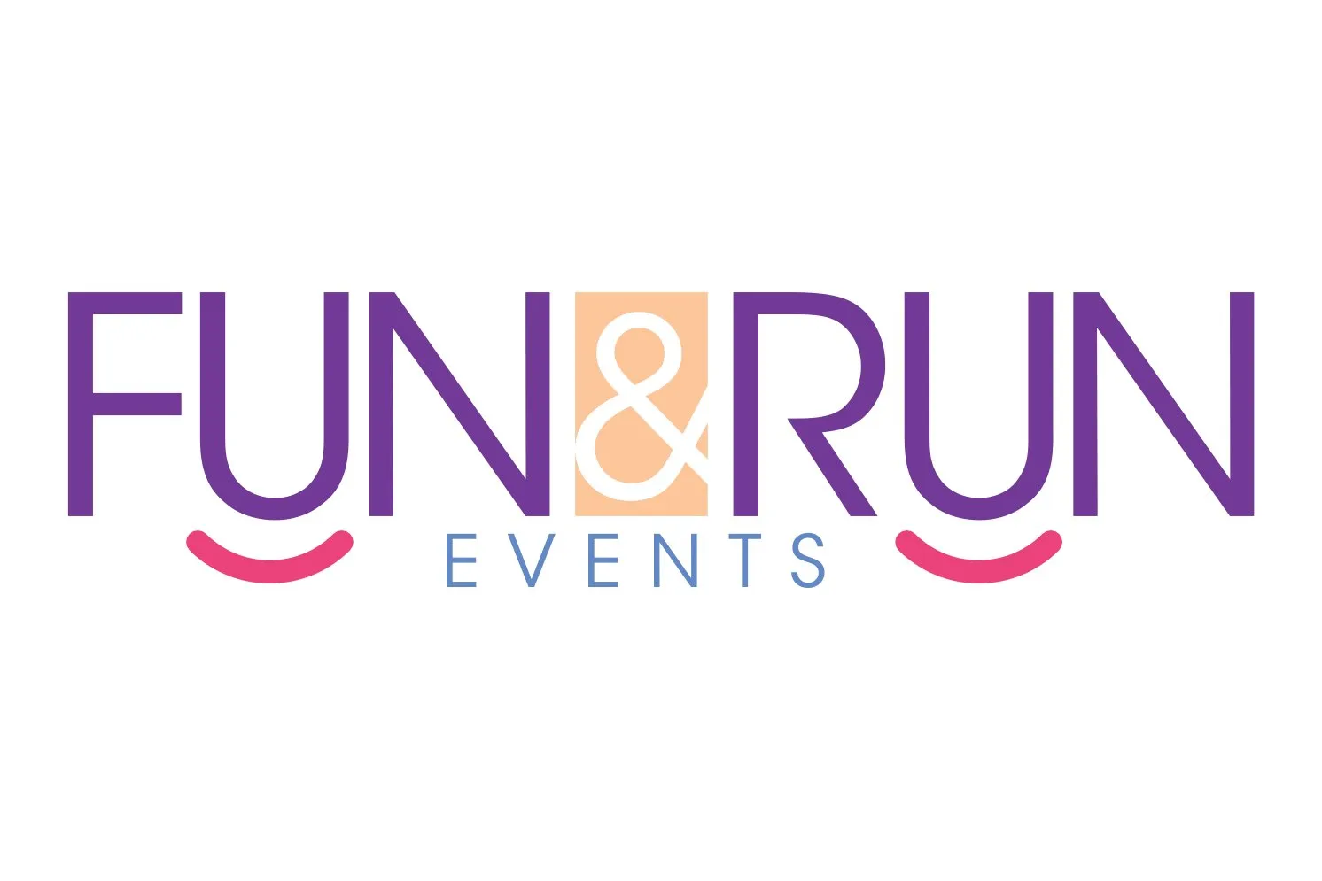 FUN&RUN wordmark with the smiling ampersand
