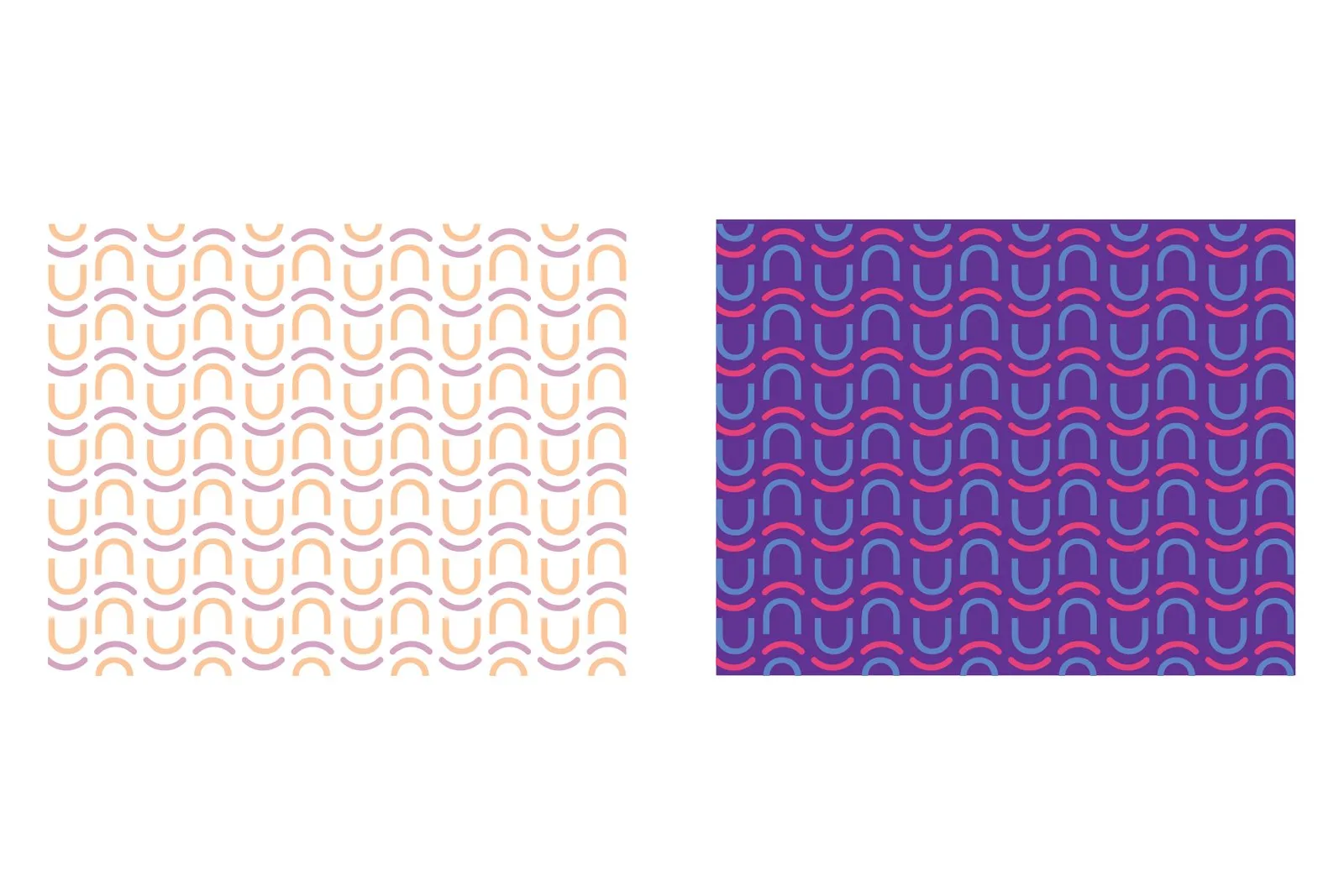 FUN&RUN pattern in light and dark