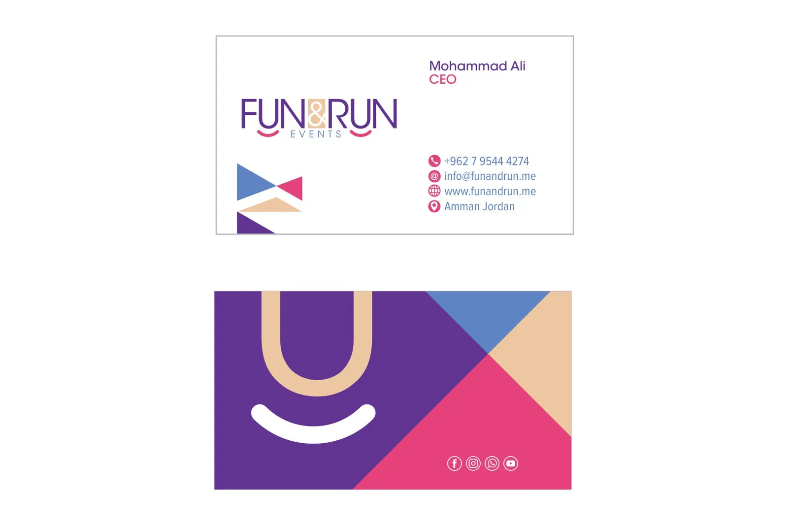 FUN&RUN business card