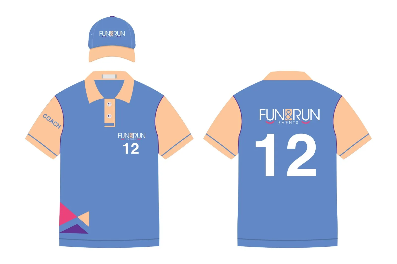 FUN&RUN staff polo shirts